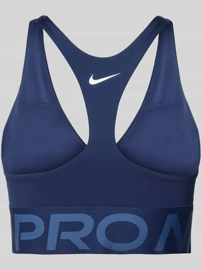Nike Bustier met labeldetails en cut-out donkerblauw, foto 2