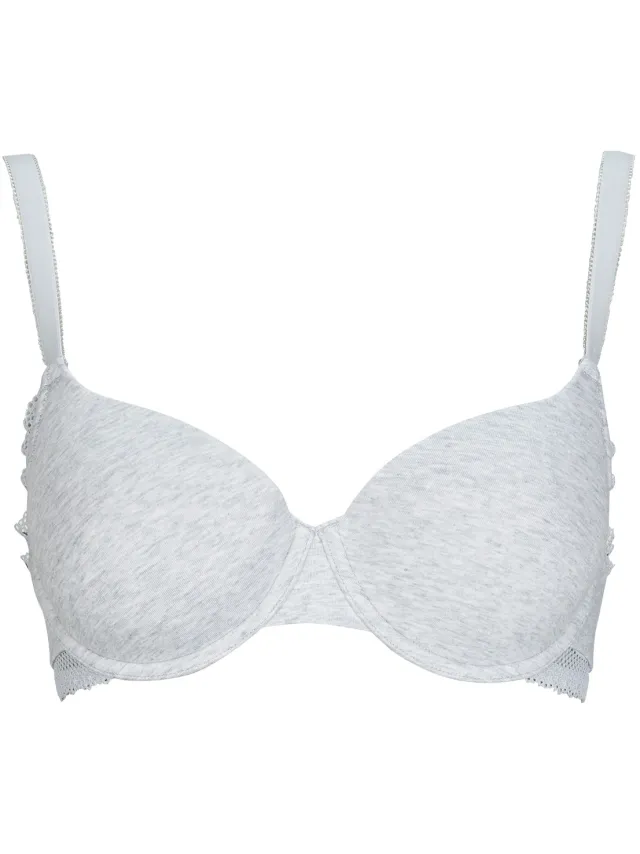 Passionata CHARLOTTE WIRED BRA voorgevormde bh wit Grijs