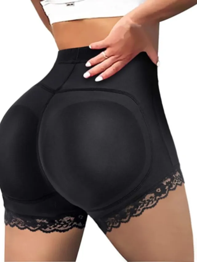 New Age Devi Butt lifter - Buttlifter - Ondergoed - Bil liften - Lingerie - Shapewear - Butt lifter panty - Zwart - XXL - Volle billen