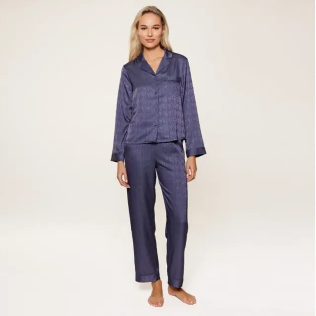 LingaDore Pyjama Set Dark Denim - Blauw
