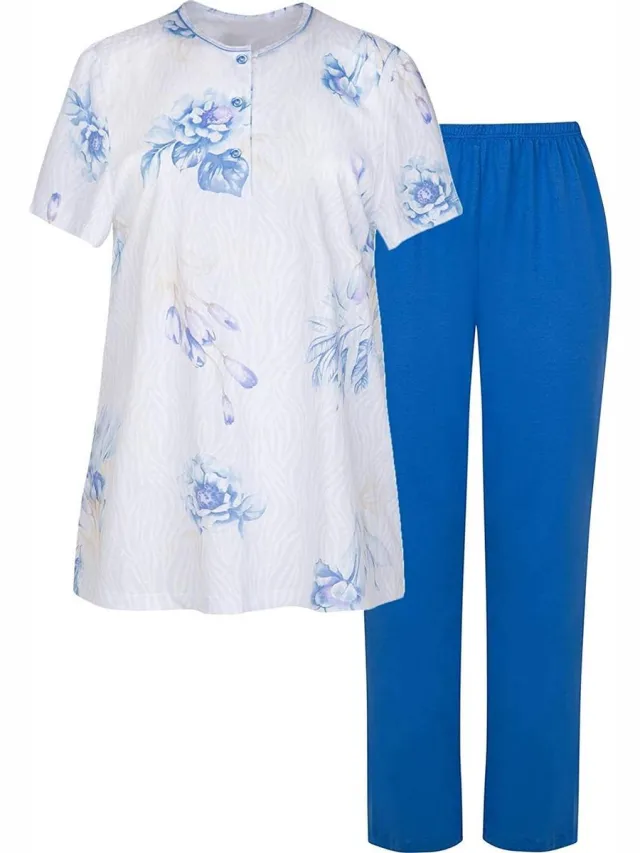 Cybele Cybèle Pyjama 'Blue Shades' Blauw