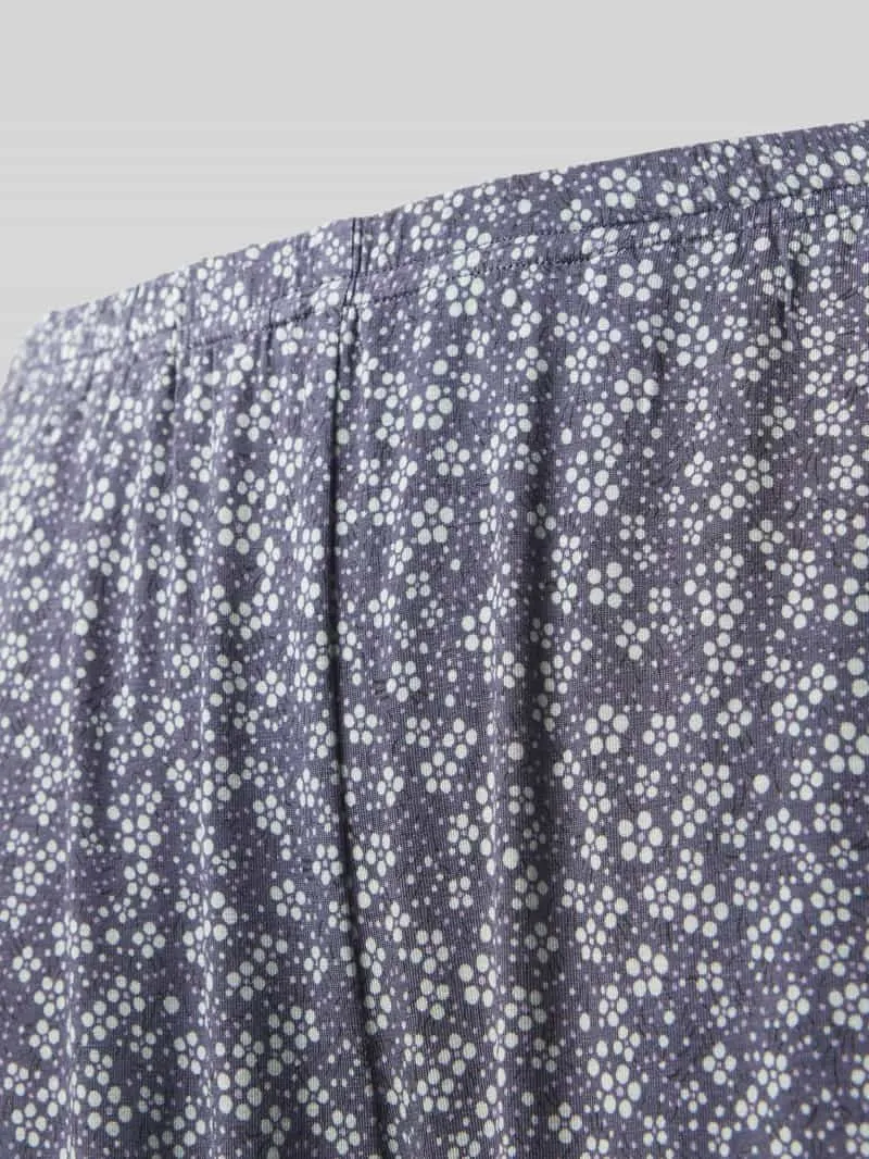 Marc O'Polo Loose fit pyjamabroek van modalmix donkerblauw, foto 2