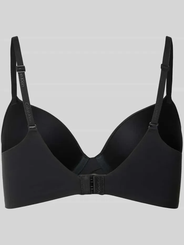 Calvin Klein Beha met cups en verstelbare bandjes, model 'PERFECTLY FIT' zwart, foto 2