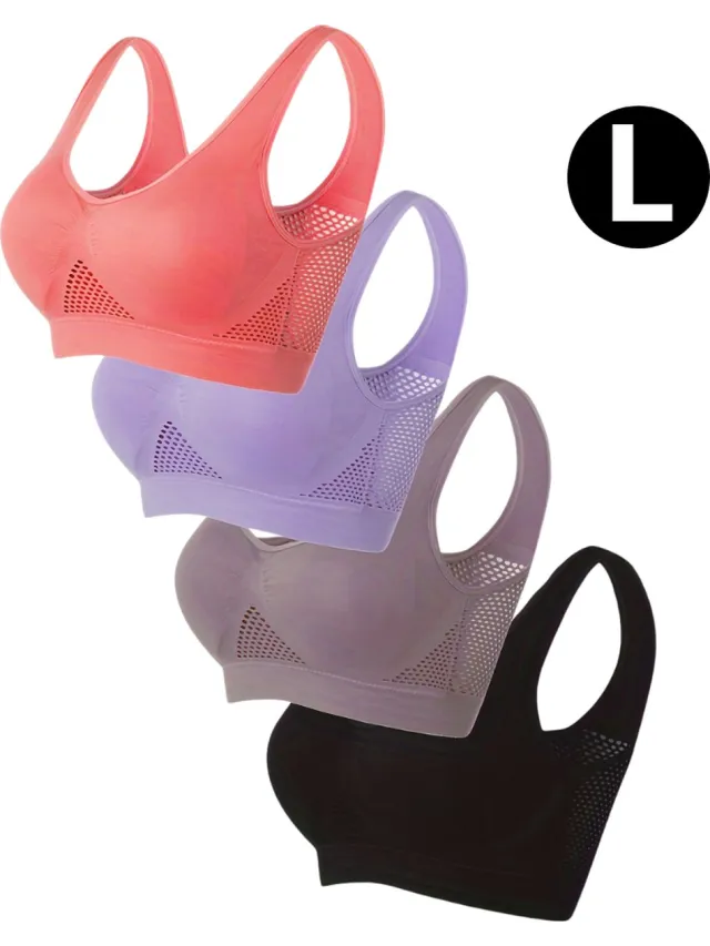 Nivard BH Zonder Beugel - Zonder Bandjes - Push-up Bh's - Comfort Bh - Gemengd - Sport mix