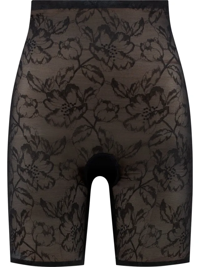 Bye Bra Kanten High Waist Shaping Short Zwart