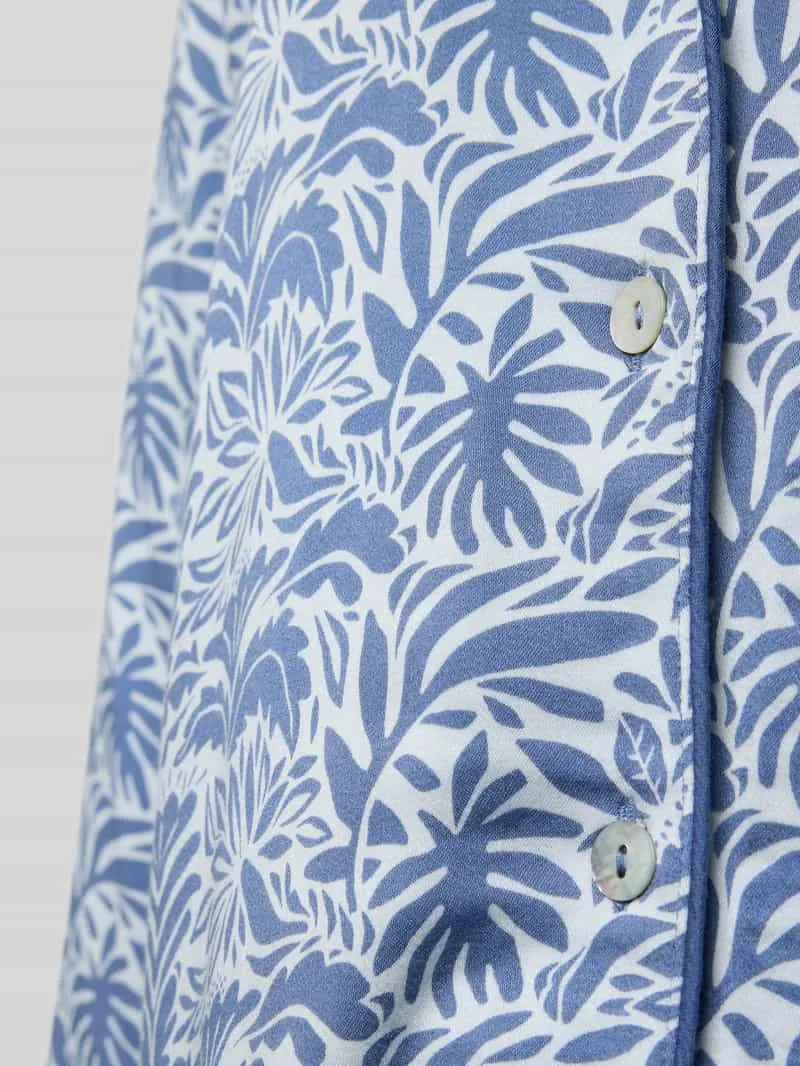 CCDK Copenhagen Relaxed fit nachthemd van viscosemix, model 'Josephine' blauw, foto 3
