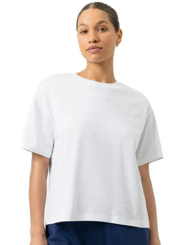 Mey pyjamatop Solid Love wit