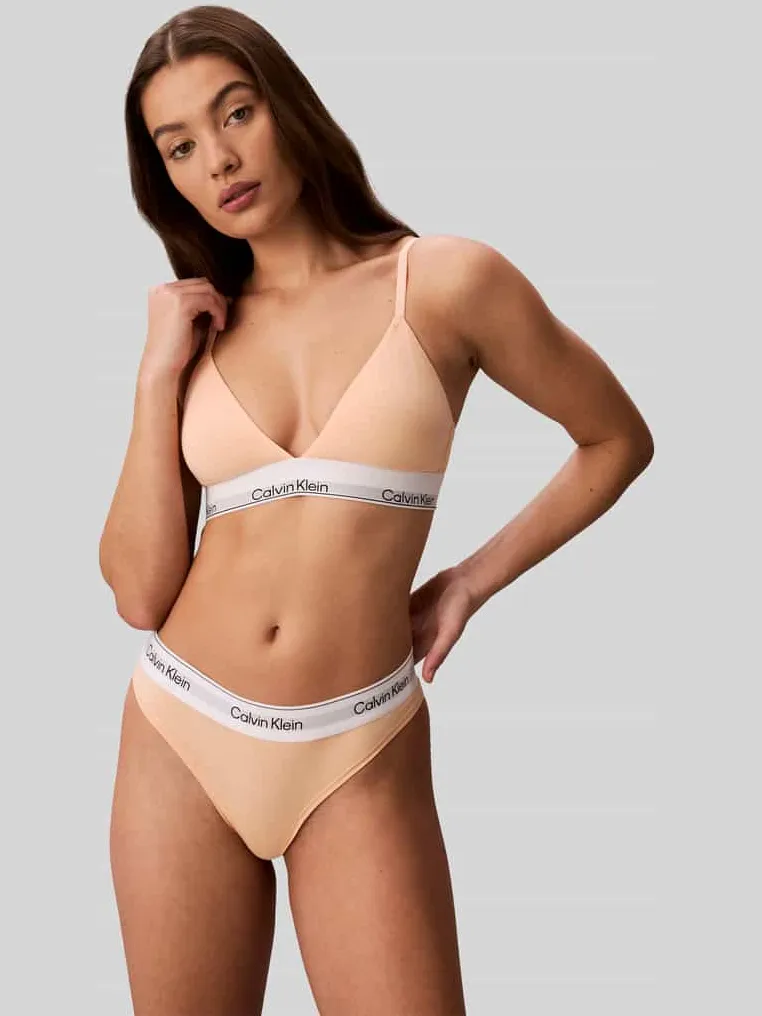 Calvin Klein bralette abrikoos