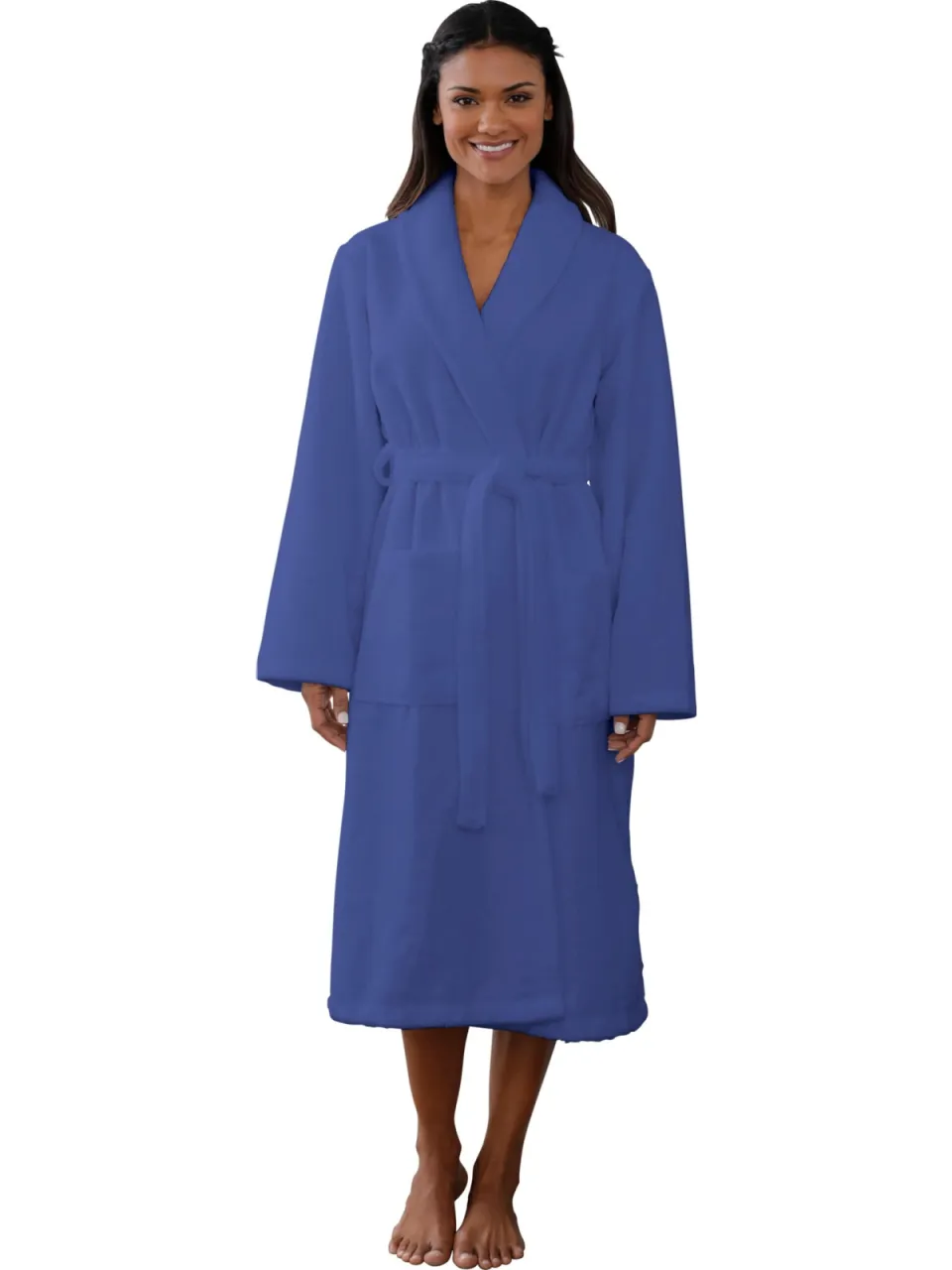badjas blauw