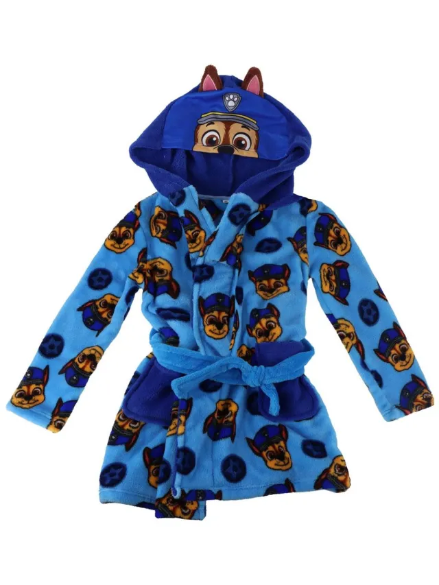 CERDÁ LIFE'S LITTLE MOMENTS Paw Patrol Badjas - Chase Ochtendjas - Met capuchon - Blauw