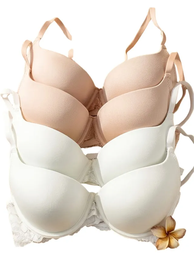 Currero BH Zonder Beugel - Strapless - Zonder Bandjes - Met Voorsluiting - Push-up Bh's - Comfort Beha - Comfortabel - Grote Sluiting - Wit - Cupmaat