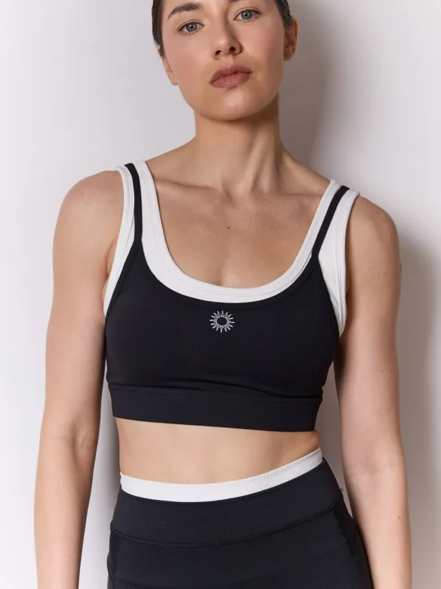 Onamaste Olam Sport-bh Zwart/Wit