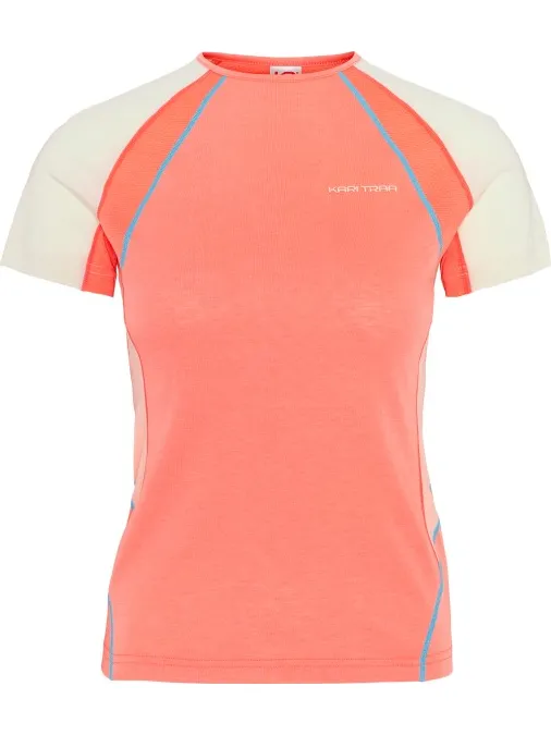 Kari Traa Alma Tee sportshirt koraal Rood