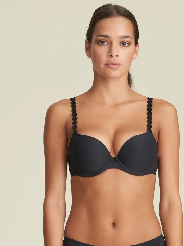 Marie Jo Tom Push Up Bh 0220827 Charbon - maat EU 80C / FR Zwart