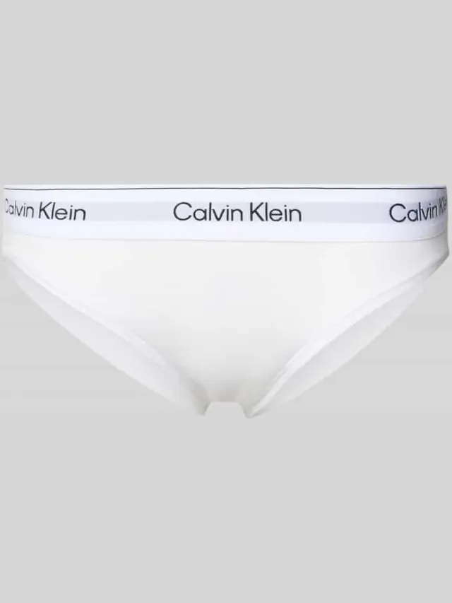 Calvin Klein Slip van katoenmix wit, foto 2