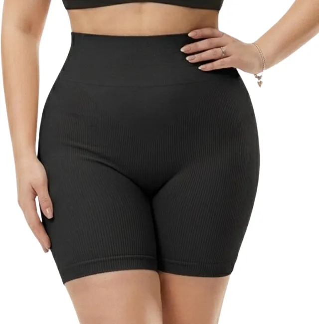 Corrigerende Short High Waist - Naadloos - Shapetape - Zwart - Shapewear Short voor Dames - Platte Buik - Butt Shaping - Anti Schuren