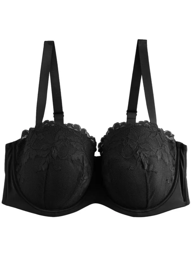 Next Dames - F-K Ultimate Support kanten multiway beha - Zwart Black
