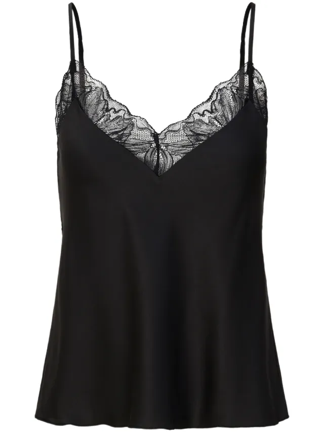 Lingadore Spaghetti Top Zwart