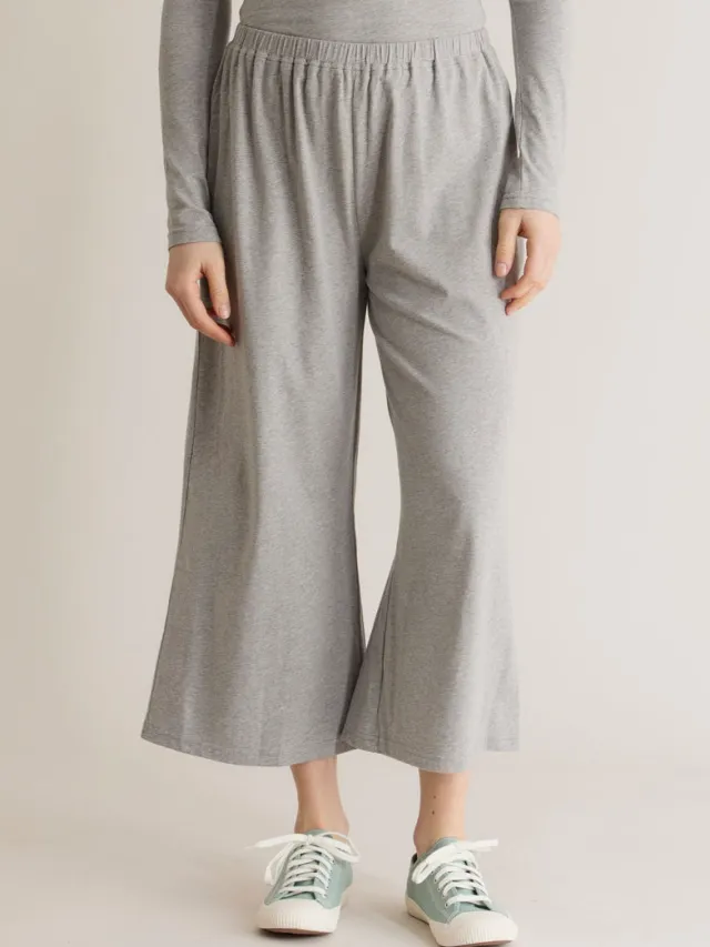 KOMODO dames vegan Loungebroek Diana Grijs Lichtgrijs