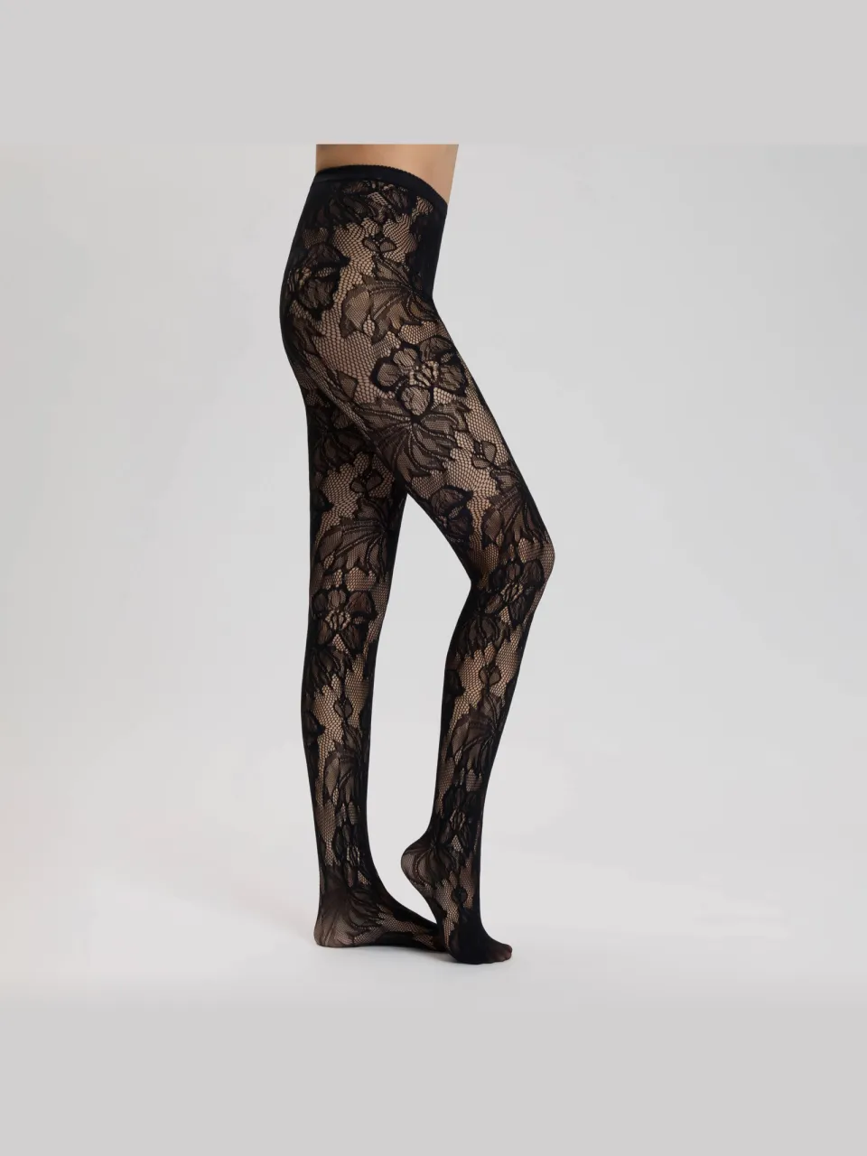 Hudson panty Hudson Playful Flower zwart