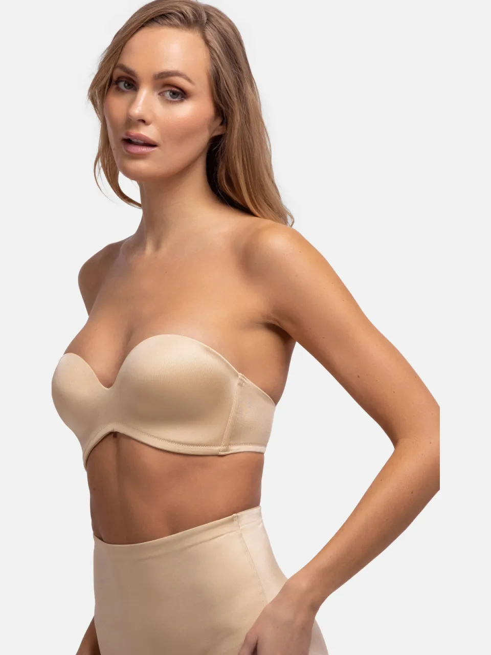 Dorina Sublime Sculpt voorgevormde strapless bh beige, foto 4