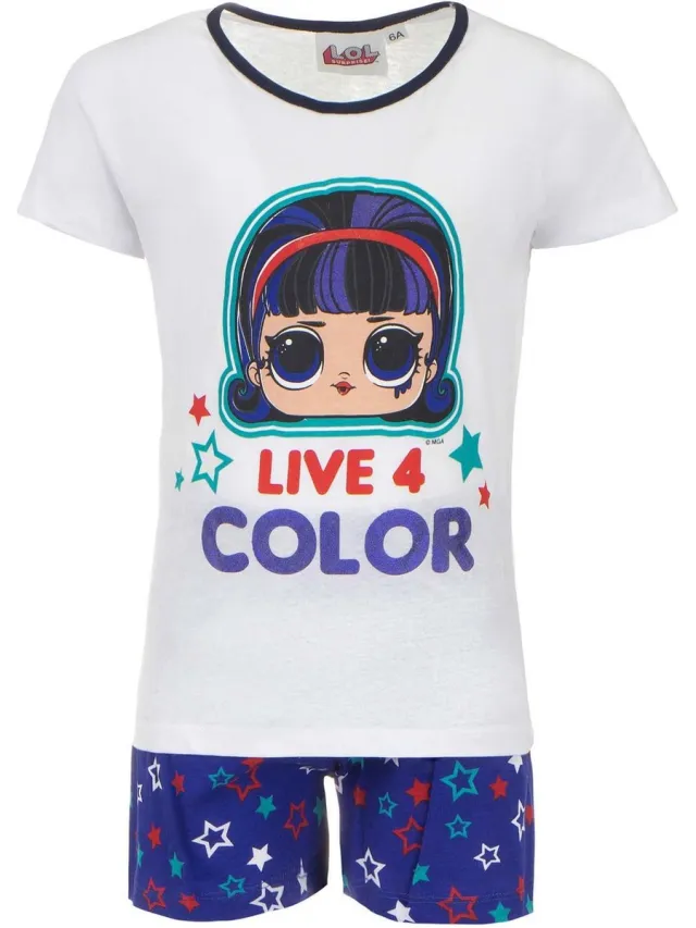 L.O.L. Surprise! LOL Surprise - Shortama - Wit - 5 jaar - 110cm