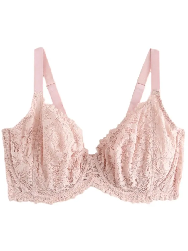 Next Dames - Ultimate Support F-K beha met kant en volledige cups - Roze Pink
