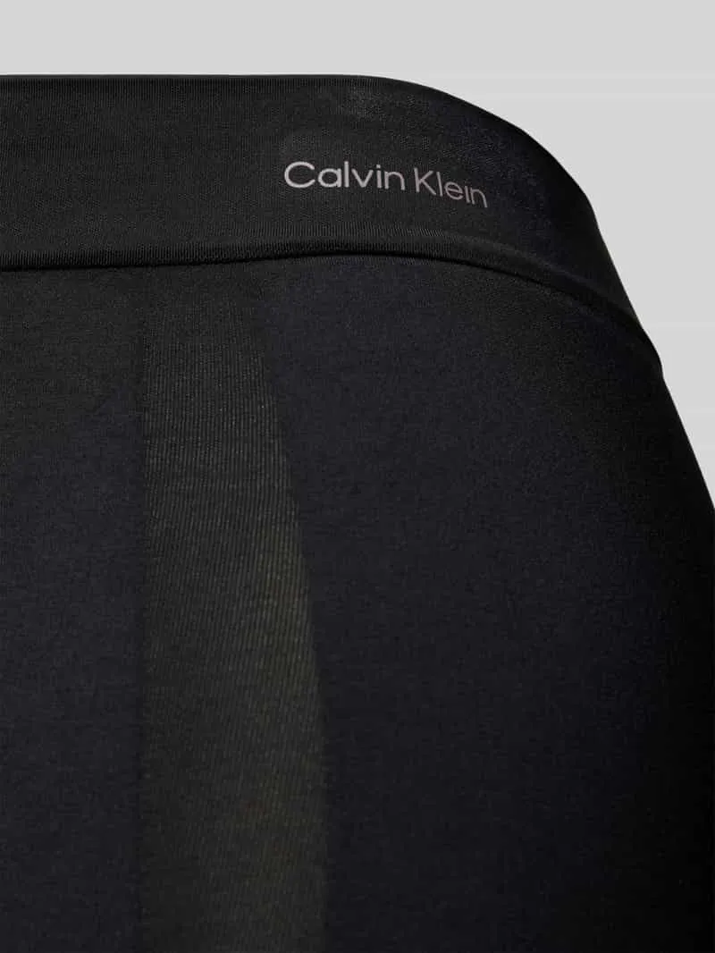 Calvin Klein broek met labelprint Zwart