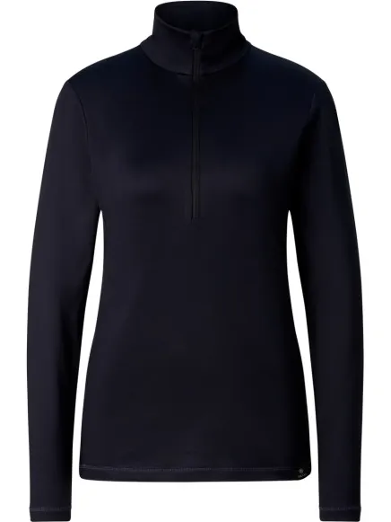 Bogner Fire+Ice Margo2 longsleeve met halve rits donkerblauw Zwart/Blauw