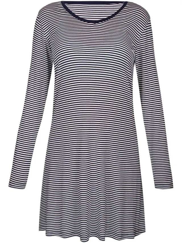Sassa Nachtjapon Casual Comfort Strepen stripe