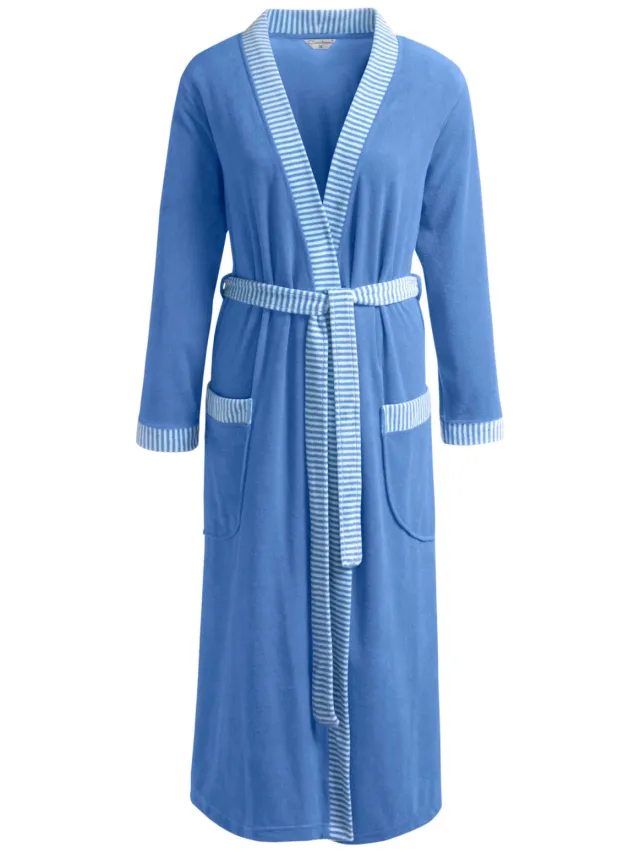 badjas blauw