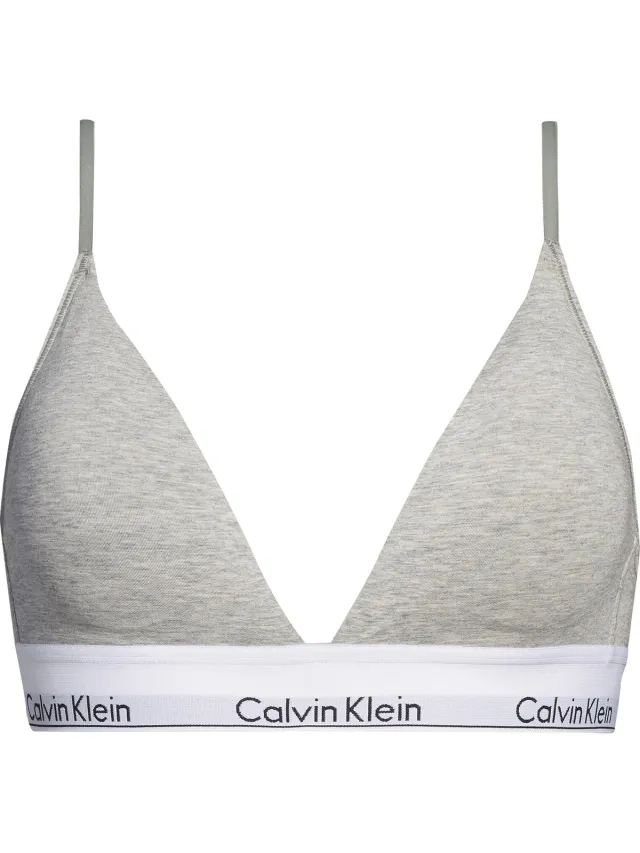 Calvin Klein Triangel Beha - Grijs