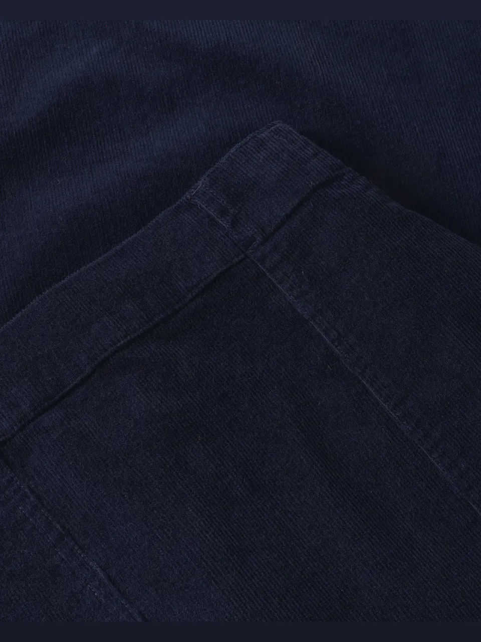 KnowledgeCotton Apparel dames vegan Rok Van Corduroy Nachthemelsblauw blauw, foto 2