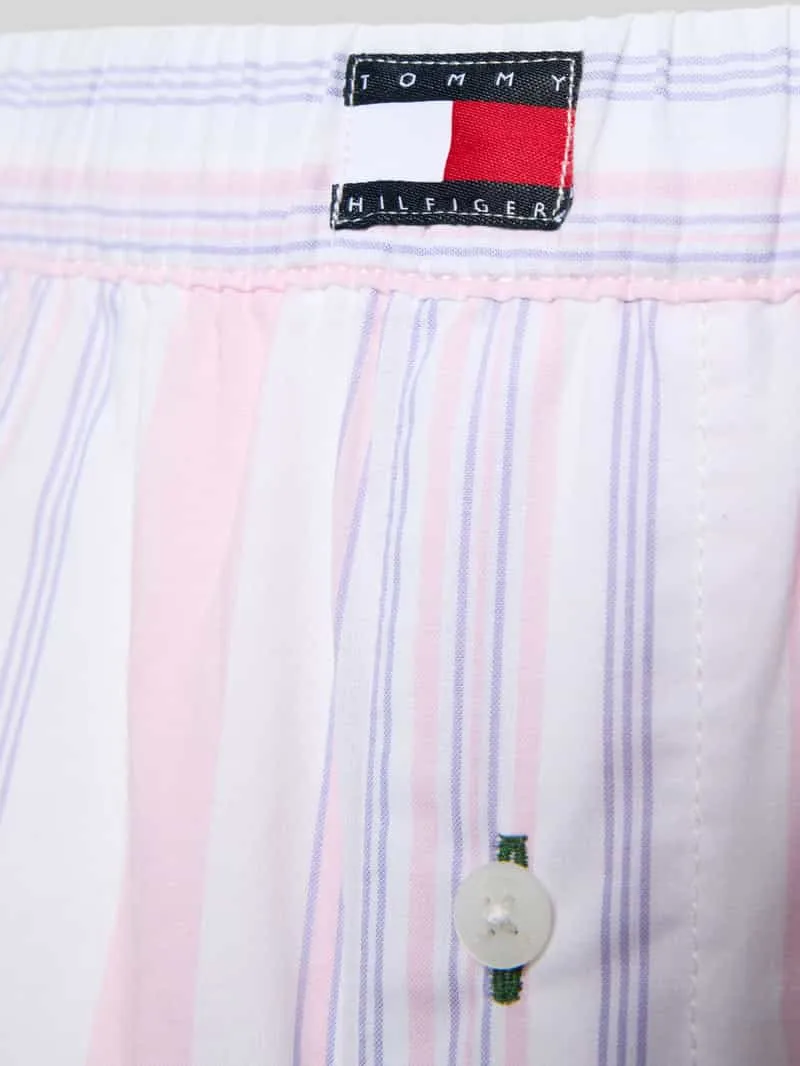 Tommy Hilfiger loose fit pyjamabroek van puur katoen felroze, foto 3