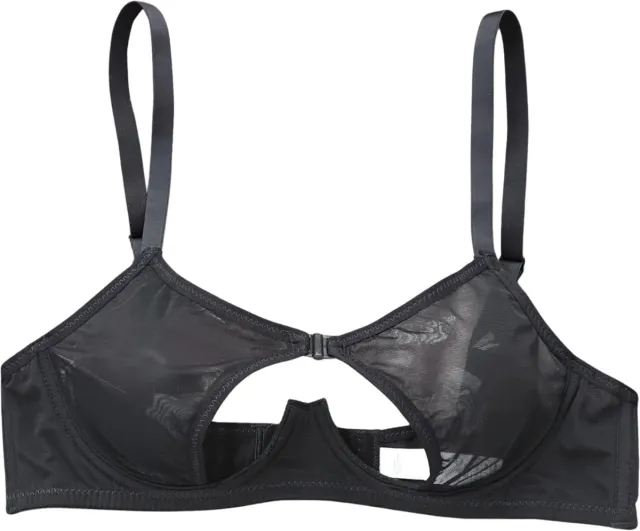 Currero BH Zonder Beugel - Strapless - Zonder Bandjes - Met Voorsluiting - Push-up Bh's - Comfort Beha - Comfortabel - Grote Sluiting - Zwart - Cupmaat