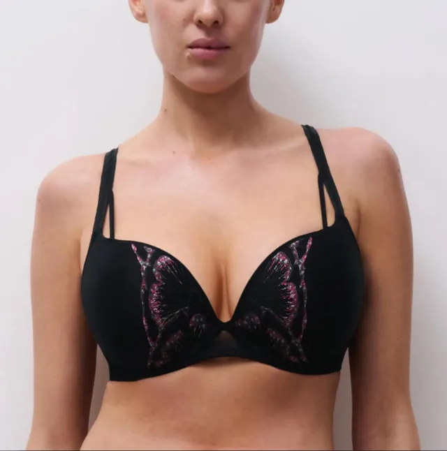 Chantelle Pulp Lily - push-up bh - zwart - C22WNP-B35