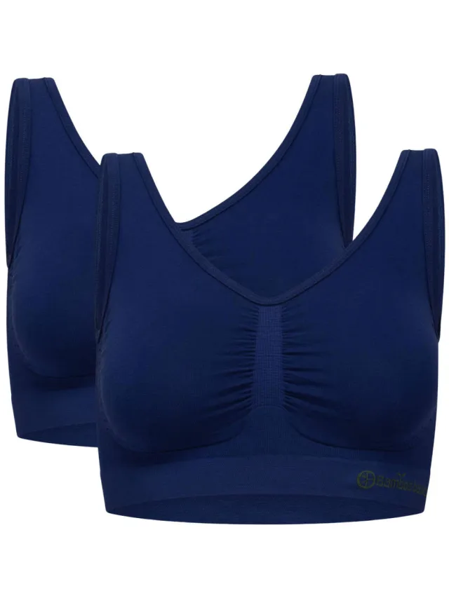 Bamboo Basics Nova bh zonder beugel donkerblauw