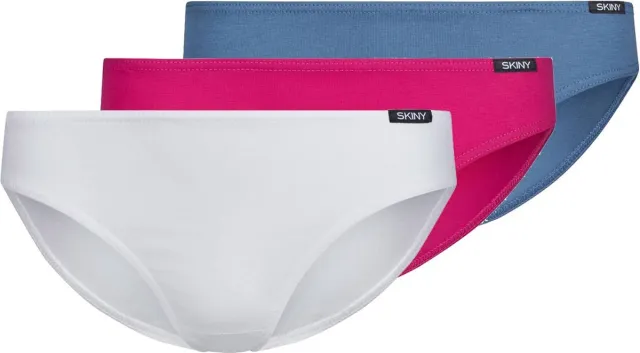 Skiny Slip 140 Set van 3 Blau/Elfenbein/Rosa