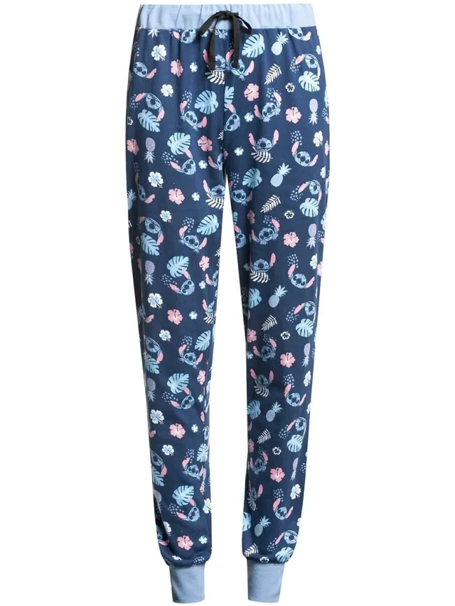 Disney Lilo & Stitch Weird But Cute Pyjamabroek meerkleurig Katoen multicolor