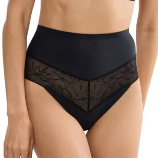 Triumph Comfort Contour highwaist string zwart Beige,Zwart