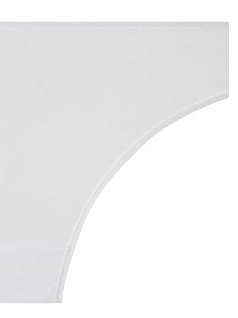 Hanro Slip van katoen - naadloos, model 'Cotton Seamless' wit, foto 4