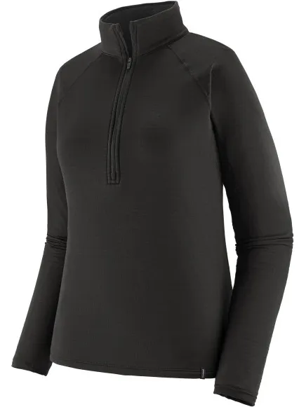 Patagonia Women's Capilene Thermal Weight zip-neck zwart