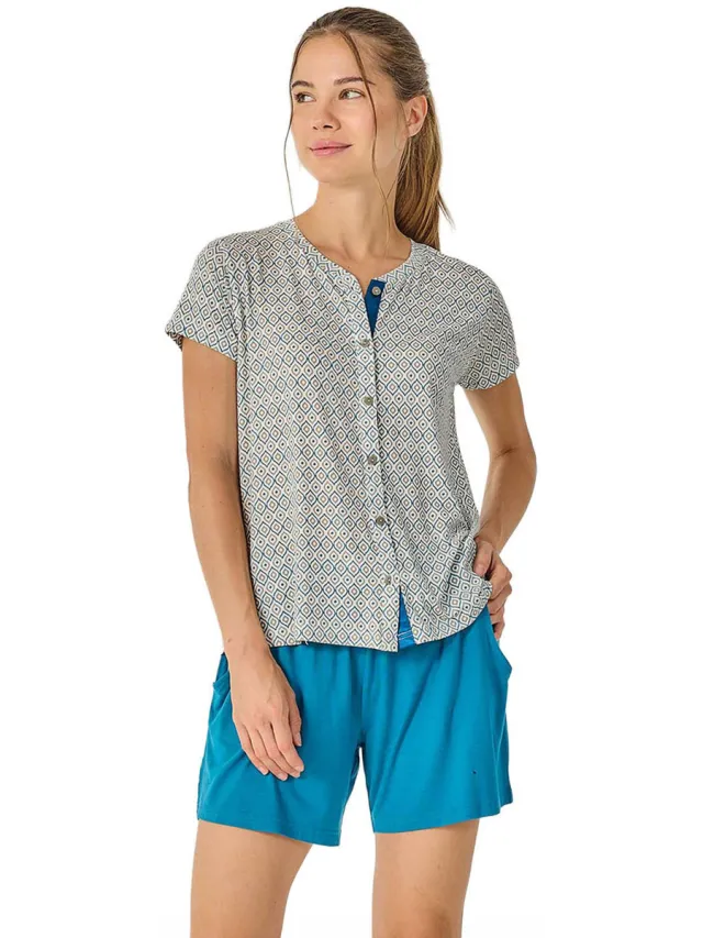 J&J Brothers JJB37 pyjamaset blauw