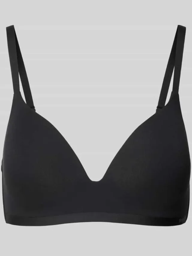SKINY Triangelbeha met labeldetail, model 'SMARTOUCH' Zwart