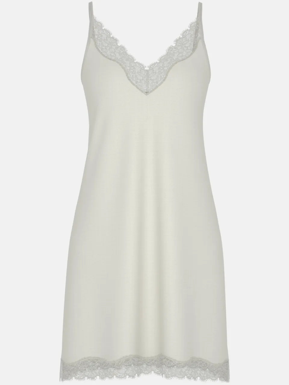 Mey Negligé Serie Pure Shine Lace Champagne wit, foto 3