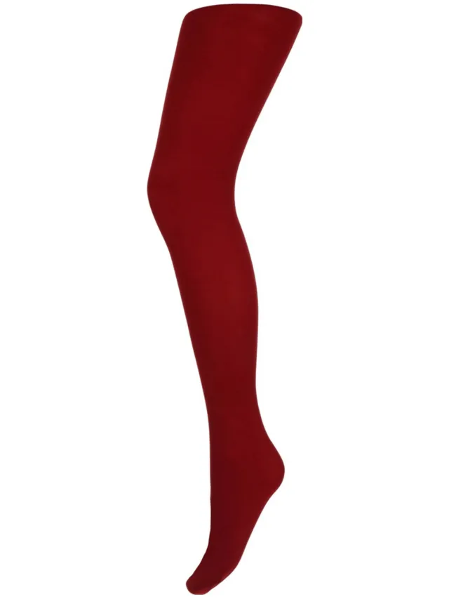 Marianne panty 60 denier donkerrood