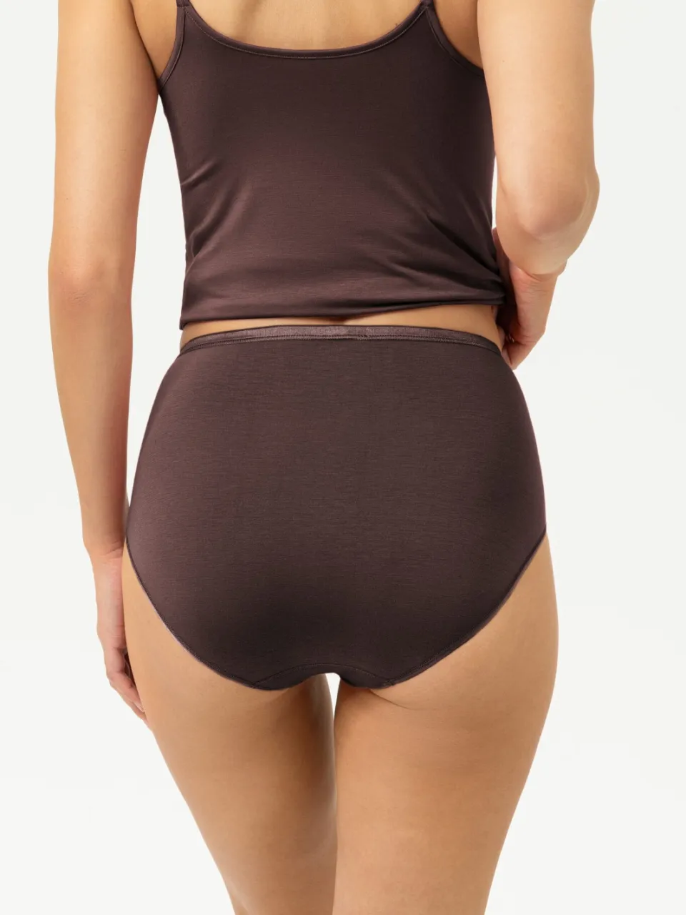 Mey Tailleslip Serie Modal Pure Hot Maroon bruin, foto 3