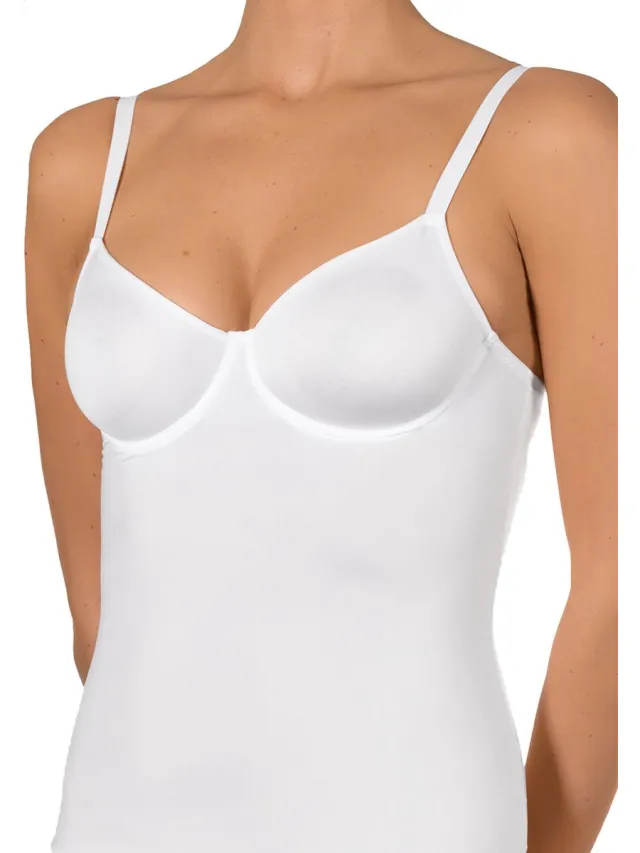 Nina von C. Nina von C BH hemdje met beugel zonder vulling - Secret shape - Zwart - Wit - Creme