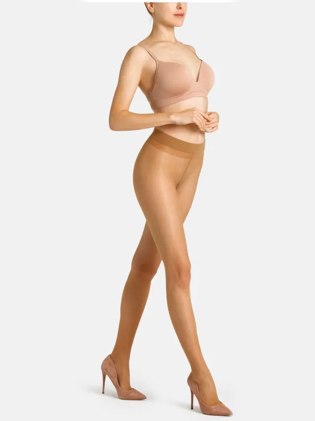 Camano , Panty dames Fijne panty Damespanty, Basic Sport Vrije tijd Dagelijks gebruik, 20 DEN transparant zijdeachtig mat, comfortabel aangenaam comfortabel, Merk Kwaliteit hoogwaardig. make up