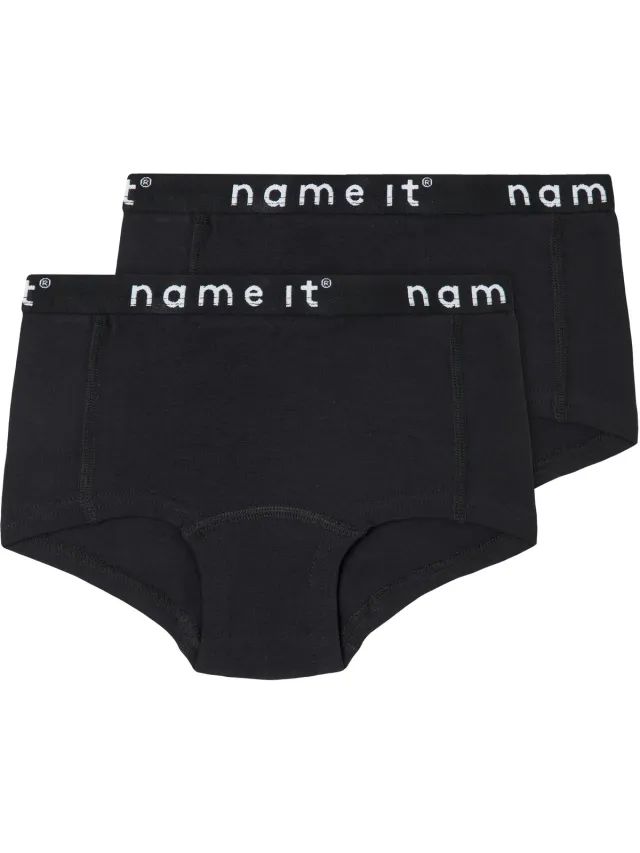 NAME IT Hipster 2-Pack Black